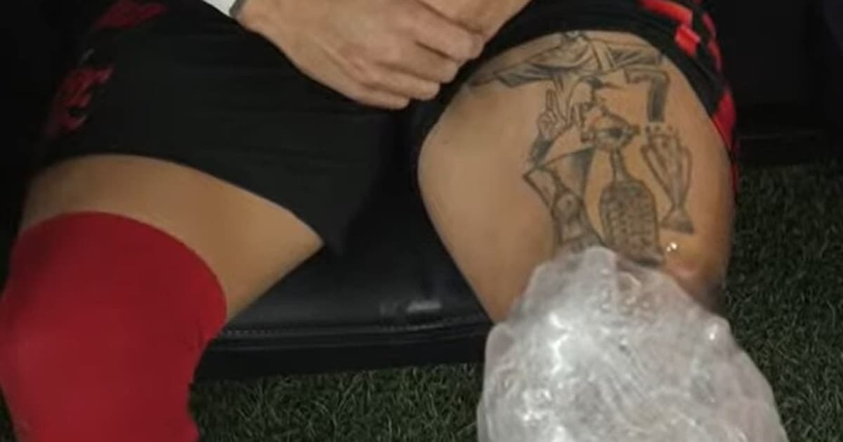 Luiz Araújo deixa campo com lesão no joelho e gera preocupação no Flamengo
