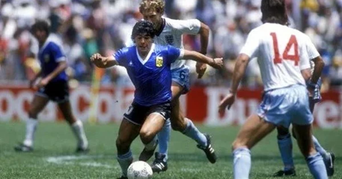 Inglaterra x Argentina marcou 'gol do século' de Maradona; veja o top10