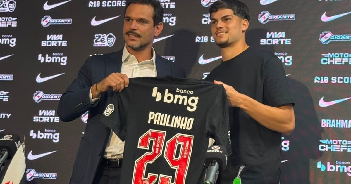 Apresentado no Vasco, lateral Paulinho rechaça pressão: 'Um privilégio'