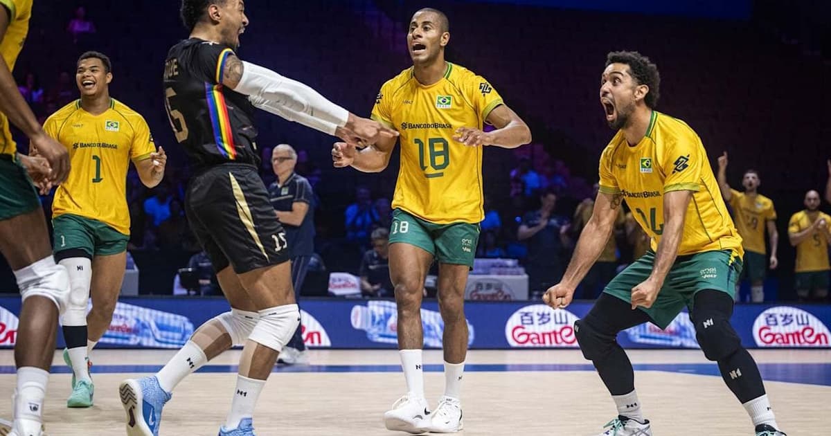 Confira os cenários para a classificação do Brasil à fase final da VNL