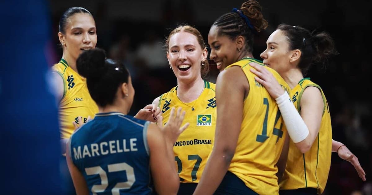 VNL Feminina: fase final começa com Brasil x Japão; veja o chaveamento