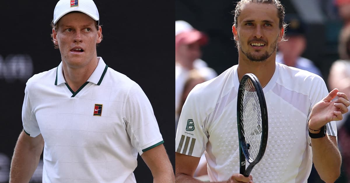 Sinner x Zverev na final de Wimbledon; horário e onde assistir