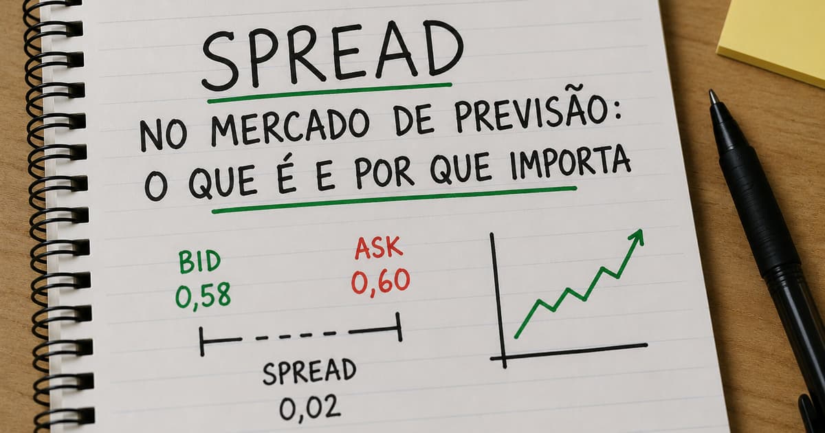 Spread no mercado de previsão: o que é e por que importa