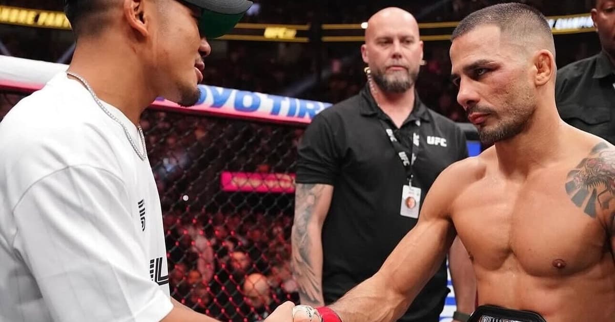 Campeão do UFC ataca brasileiro ex-dono de cinturão: 'Otário'