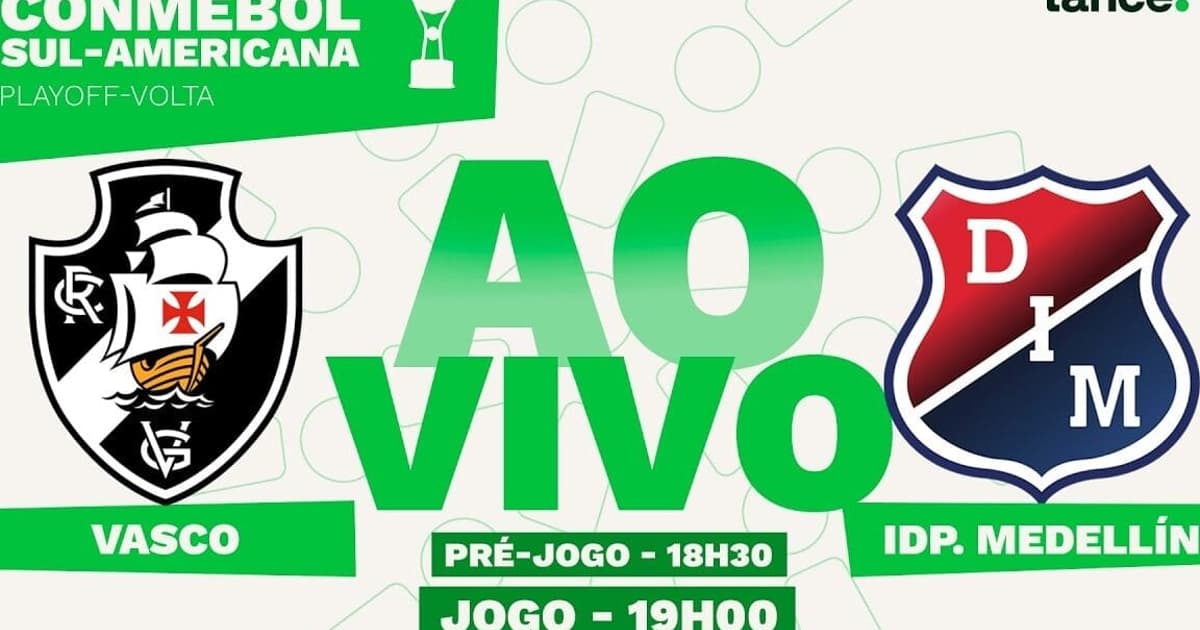 AO VIVO: Assista a Vasco x Independiente Medellín com o Lance!TV