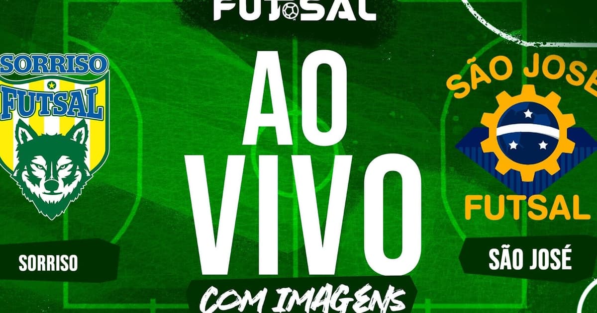 AO VIVO: Sorriso x São José, pelo Brasileirão de Futsal, no Lance!TV