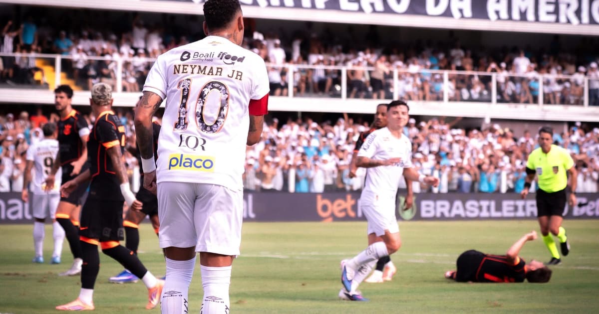 Neymar se prepara para disputar seu segundo clássico pelo Santos em 2026; veja números