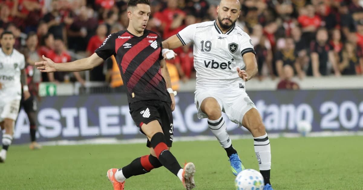 Botafogo tem cinco desfalques para duelo contra o Athletico-PR