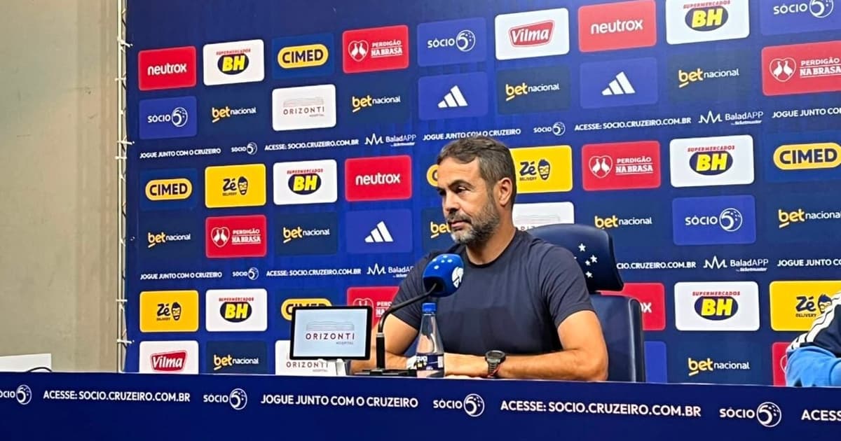 Artur Jorge lamenta empate do Cruzeiro: 'Favorável ao adversário'