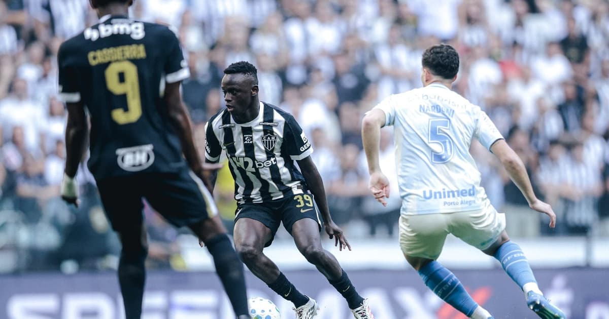 Veja gol em Atlético-MG x Grêmio: Vitor Hugo abre o placar