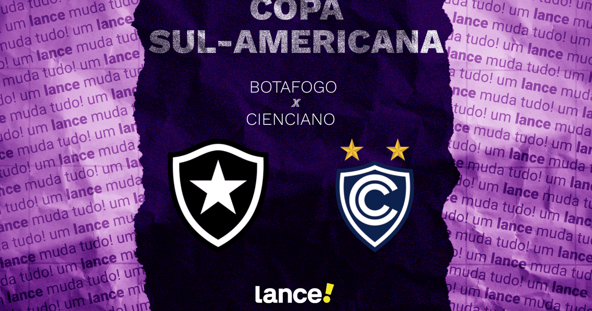 Botafogo x Cienciano: onde assistir o duelo pelas oitavas da Sul-Americana ao vivo