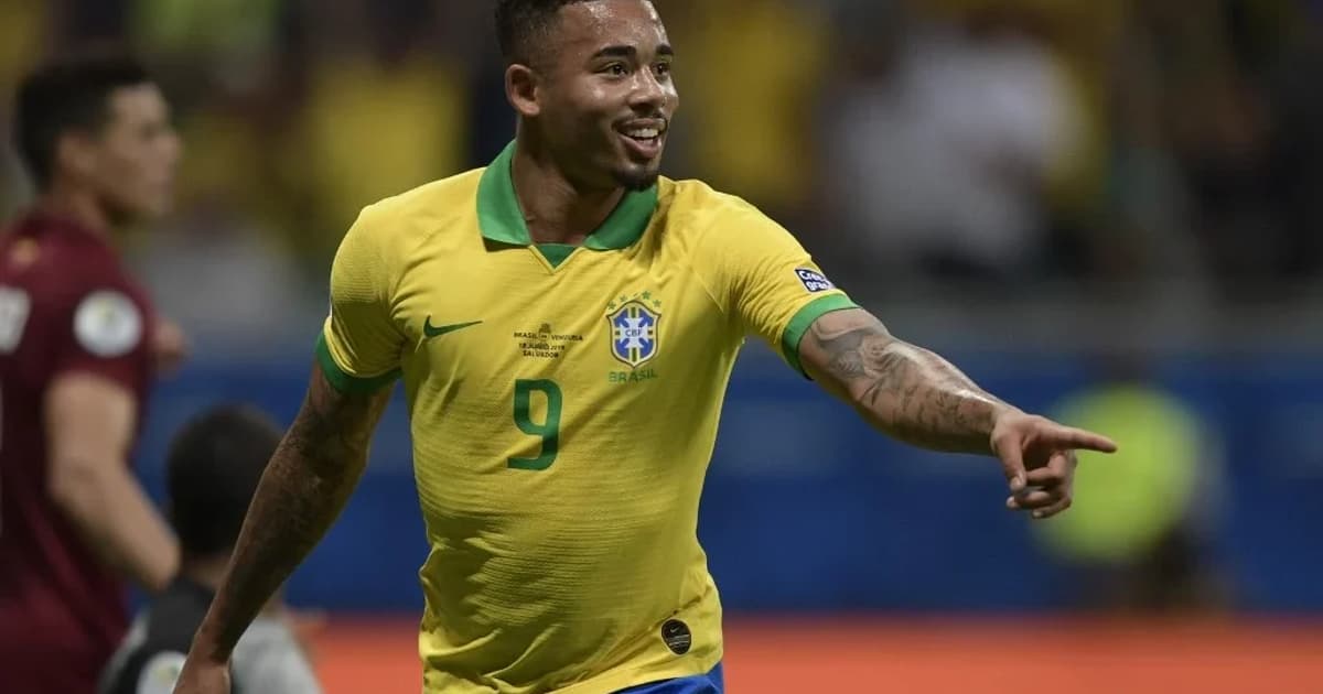 Estreia de Gabriel Jesus na Seleção completa 10 anos; veja marcas