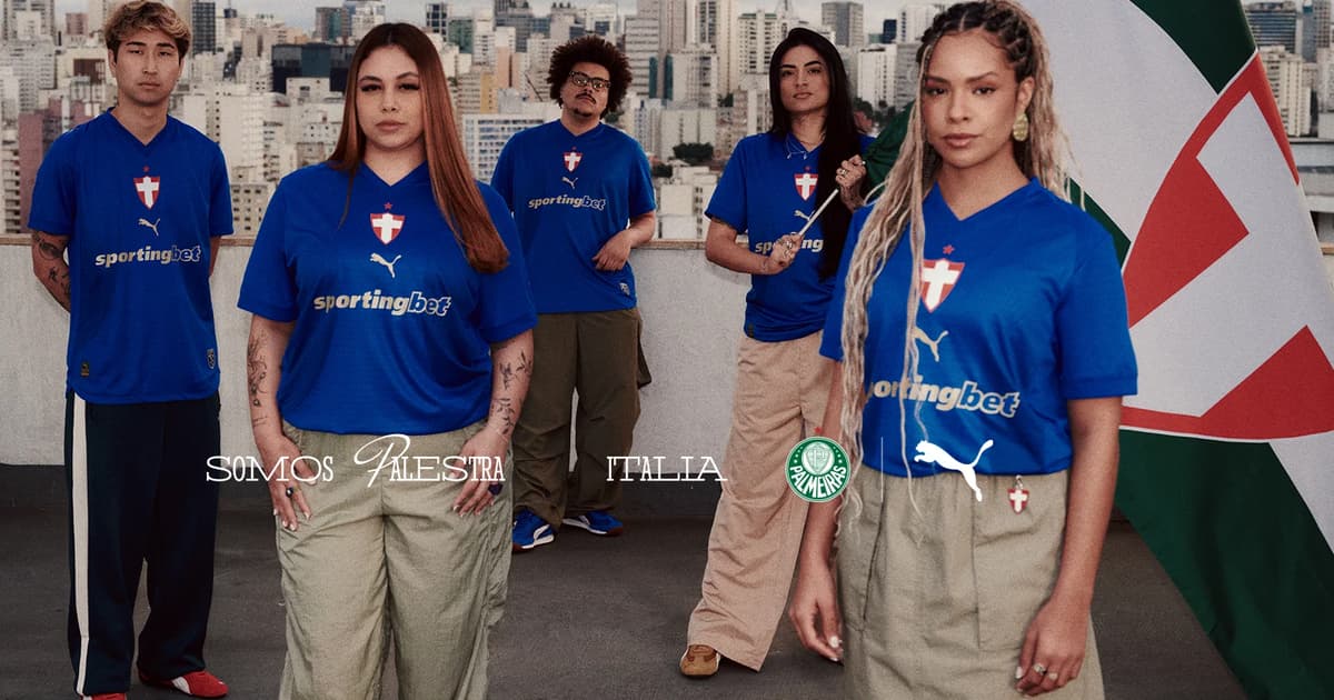 Palmeiras lança terceira camisa azul; veja imagens, valores e quando será usada