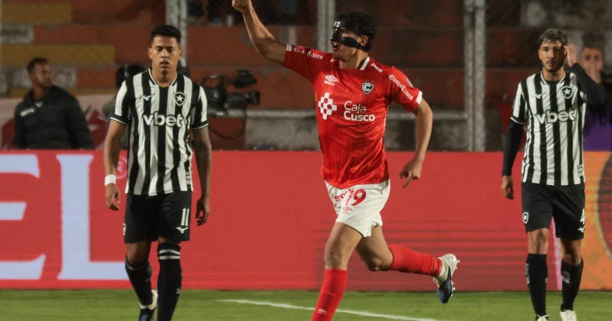 Vergonha! Botafogo leva seis do Cienciano e dá vexame na Sul-Americana
