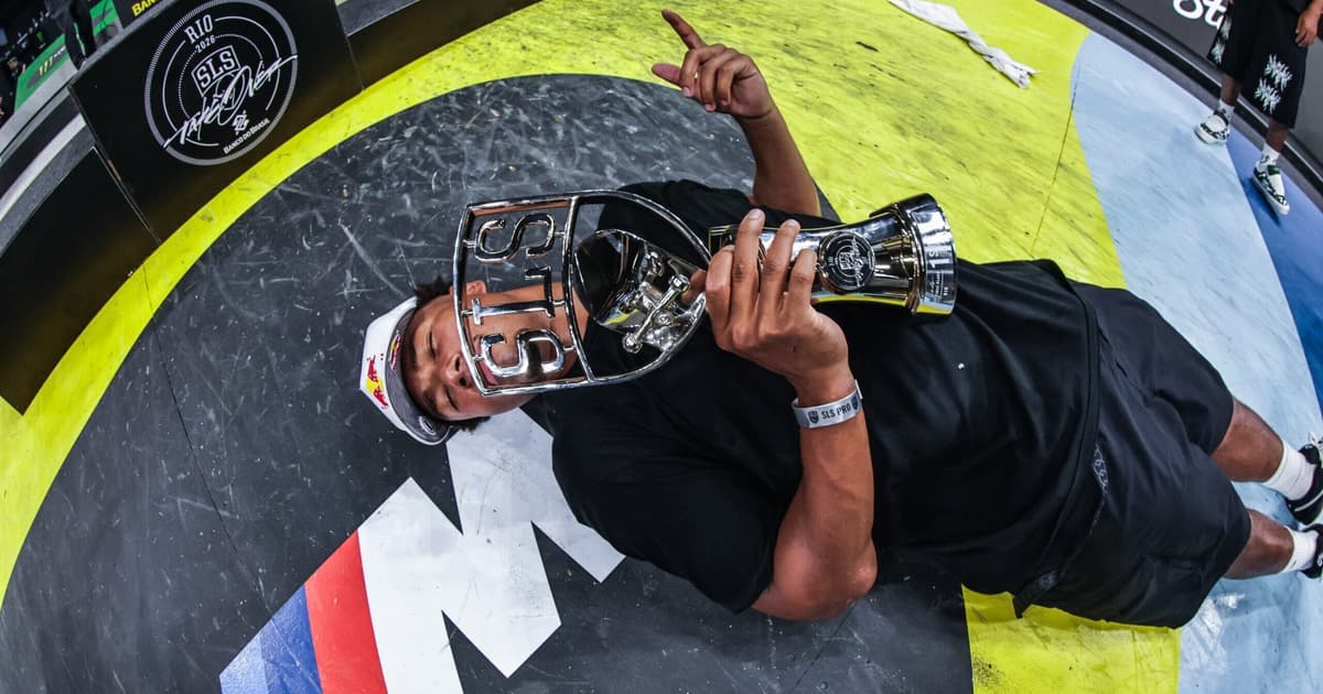 Campeão do SLS, Cordano Russell aprende português e revela desejo de morar no Brasil