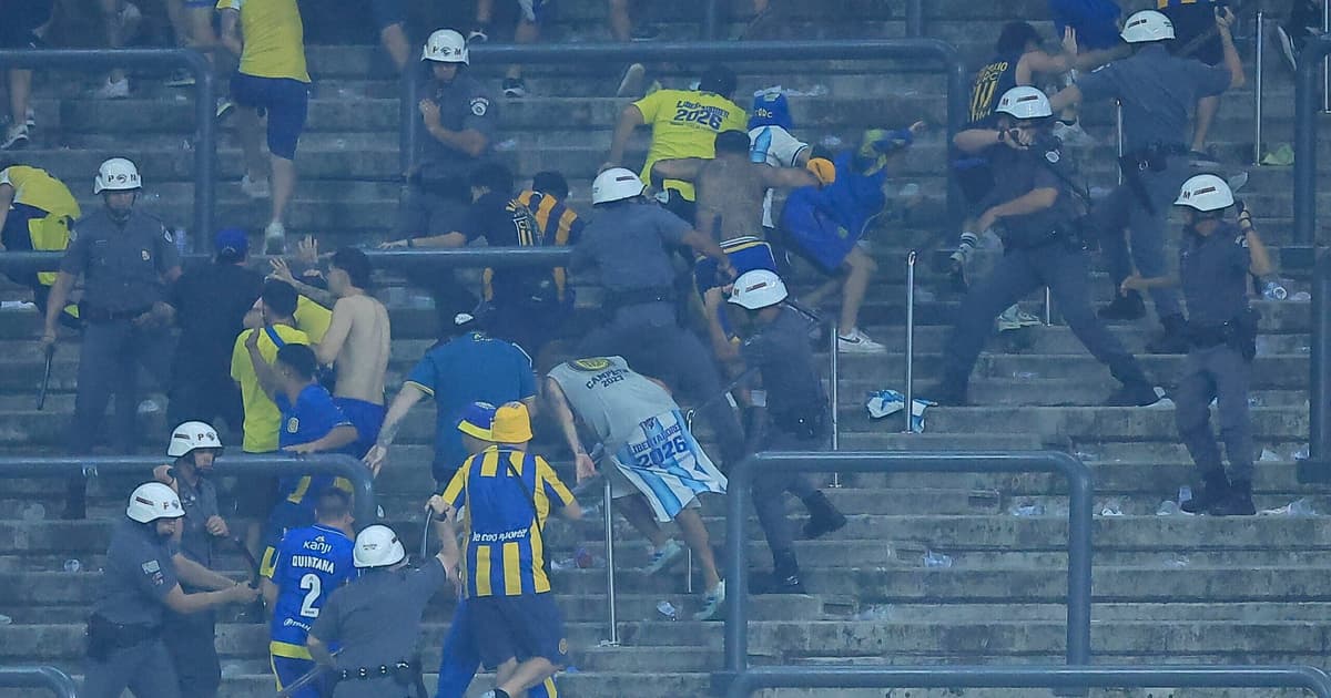 Nove torcedores são detidos após confronto entre Corinthians e Rosario Central