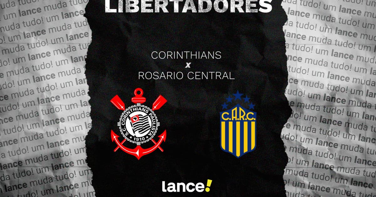 Corinthians x Rosario Central: onde assistir e prováveis escalações do jogo pela Libertadores
