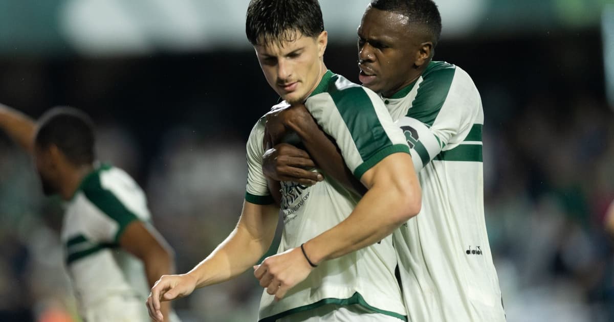 Veja o gol de Coritiba x Chapecoense: Tiago Coser abre o placar