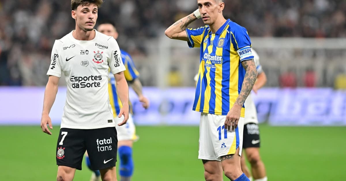 Di María provoca torcida do Corinthians em jogo da Libertadores