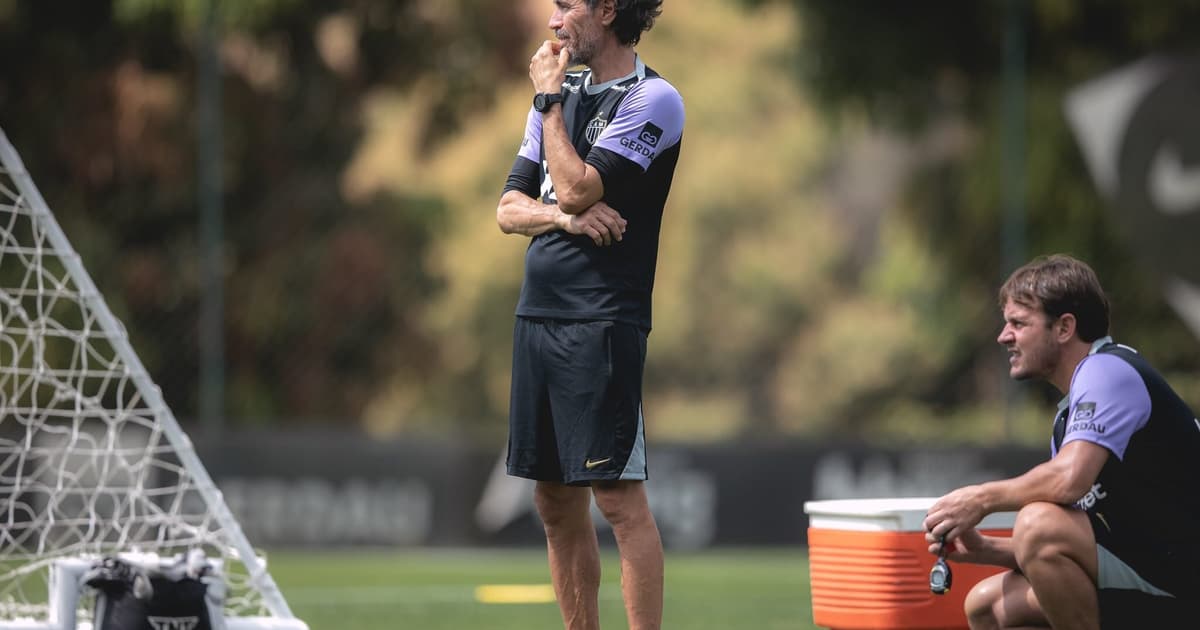 Dúvidas na escalação: As opções de Domínguez no Atlético para enfrentar o Cruzeiro