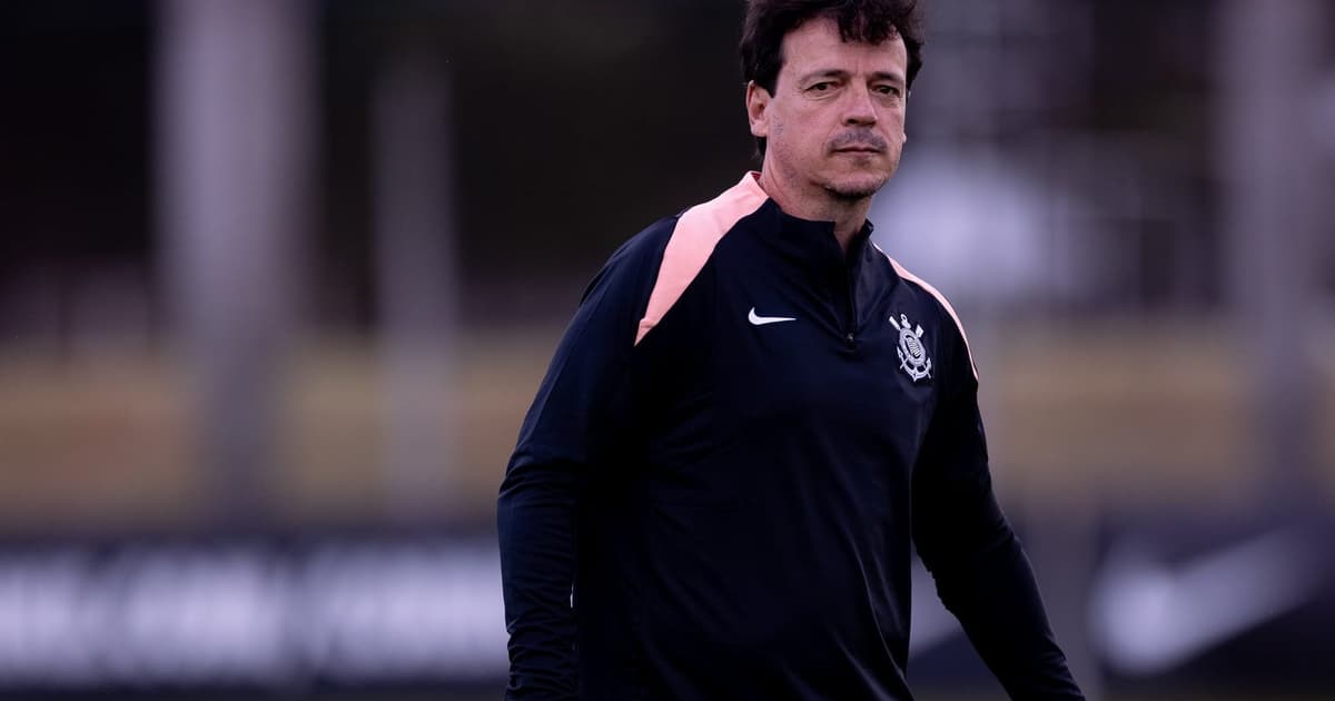 Torcedores mandam recado a Fernando Diniz após Internacional x Corinthians
