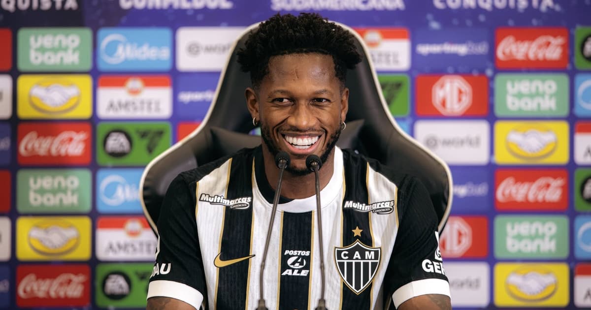 Apresentado no Atlético, Fred celebra: 'O Galo é um sonho da minha vida'