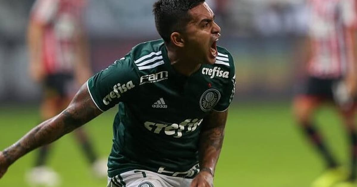 Palmeiras 1 x 0 Internacional no Brasileirão 2018: Dudu marca de cabeça e sorri para Roger
