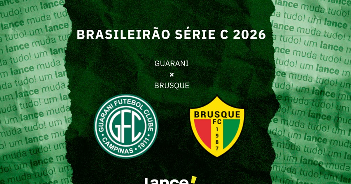 Guarani x Brusque: onde assistir, horário e escalações