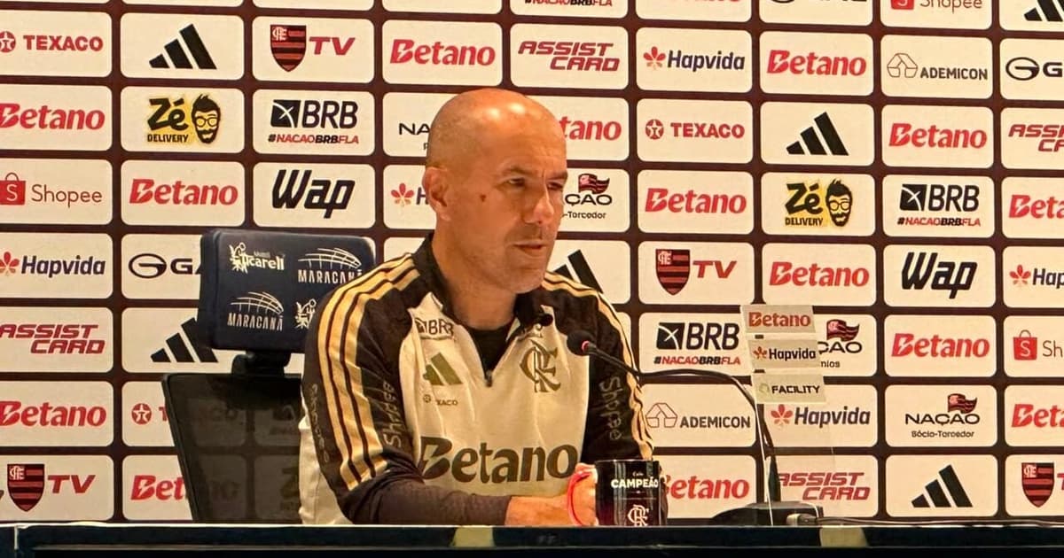 Jardim enaltece evolução do Flamengo e projeta partida contra o Cruzeiro