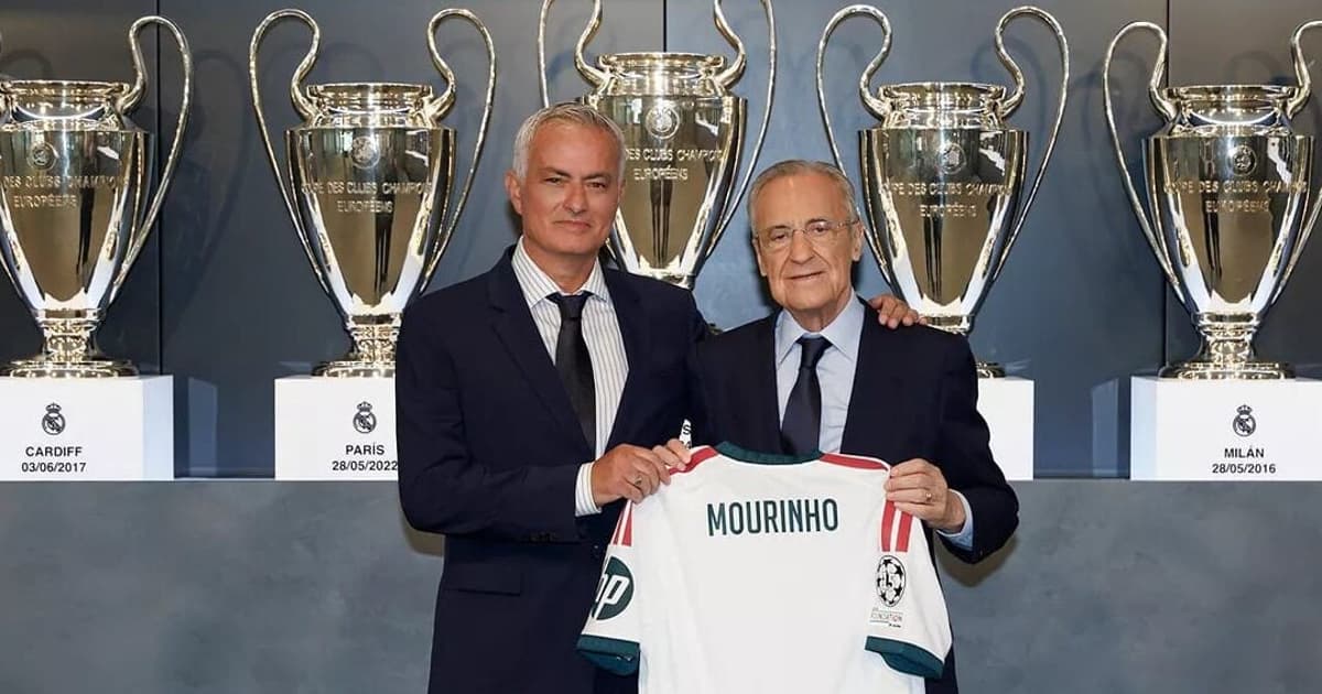Mourinho é apresentado no Real Madrid: 'Volto para casa'