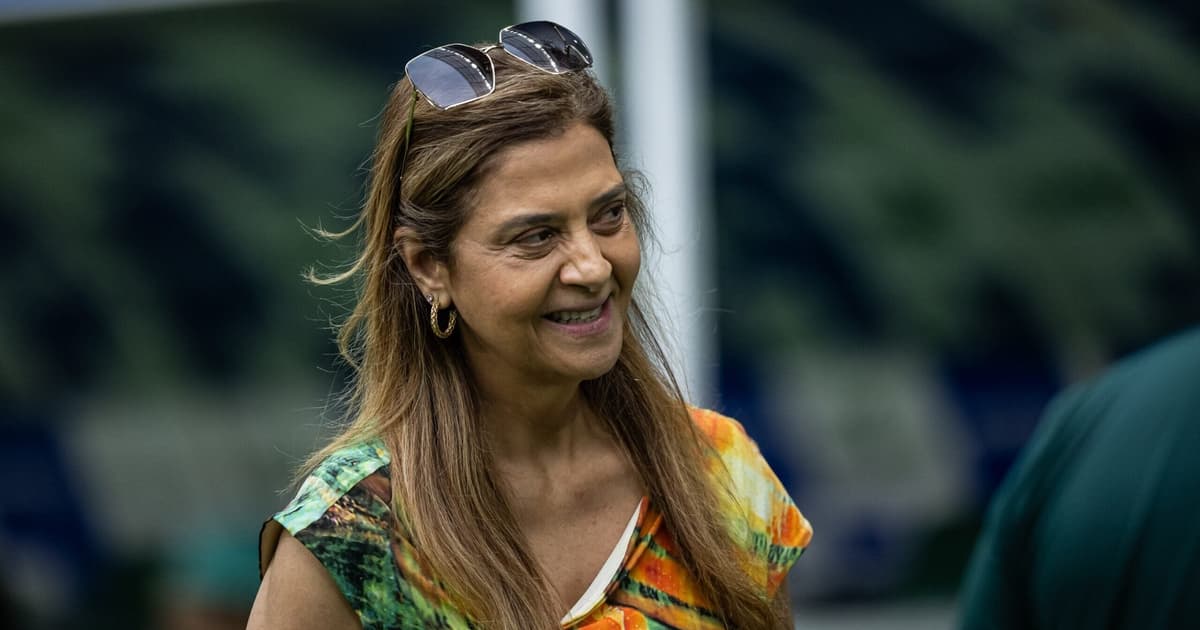 Cena de Leila Pereira em jogo do Palmeiras anima torcedores do Vasco: 'Vem'