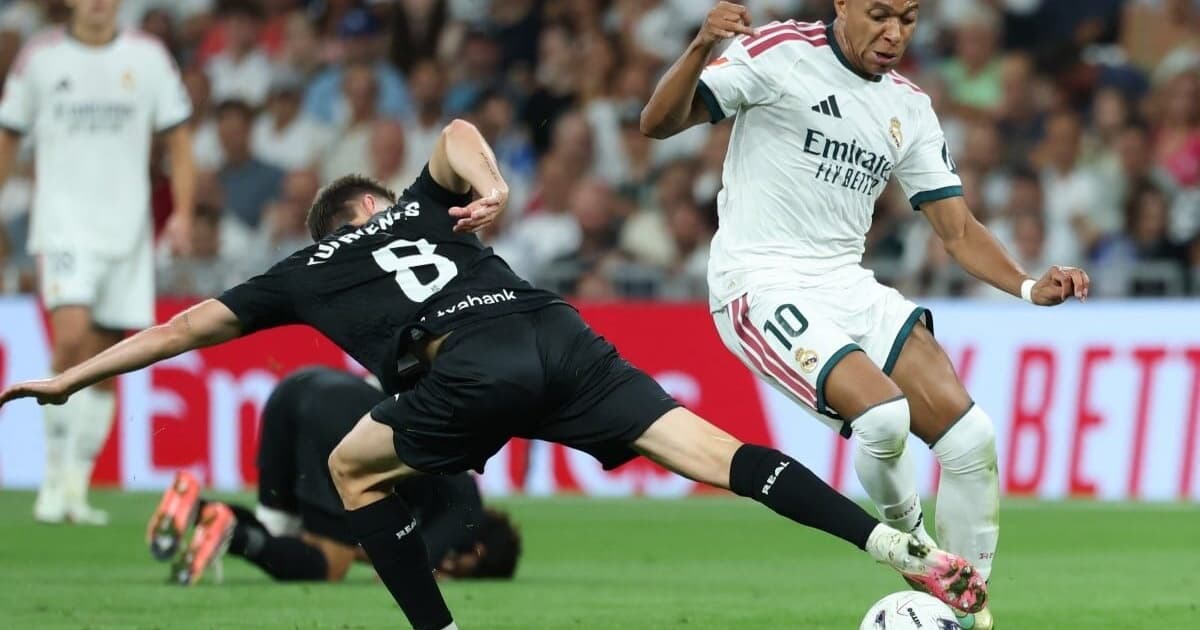 Veja gols em Real Madrid x Real Sociedad: Mbappé e Sucic marcam