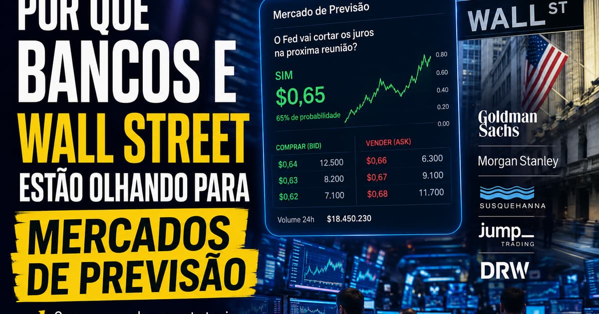 Por que Wall Street está olhando para os mercados de previsão