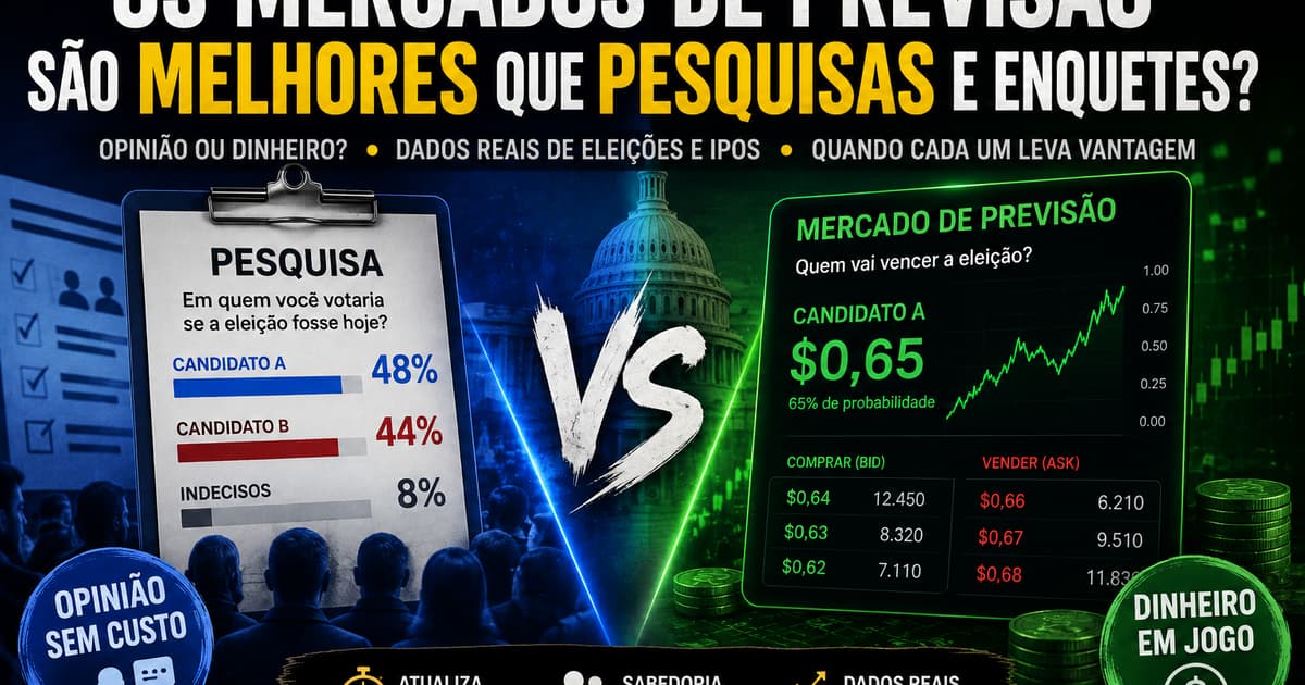 Mercados de previsão são melhores que pesquisas eleitorais?