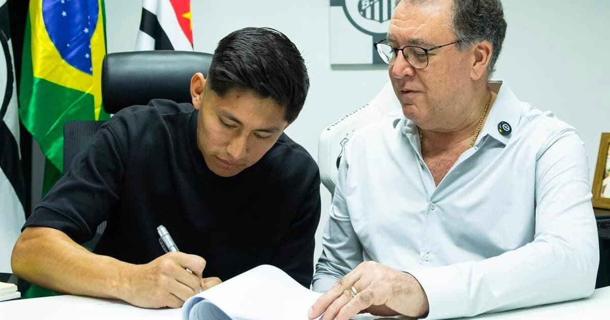 Santos formaliza renovação com o meia-atacante Miguelito