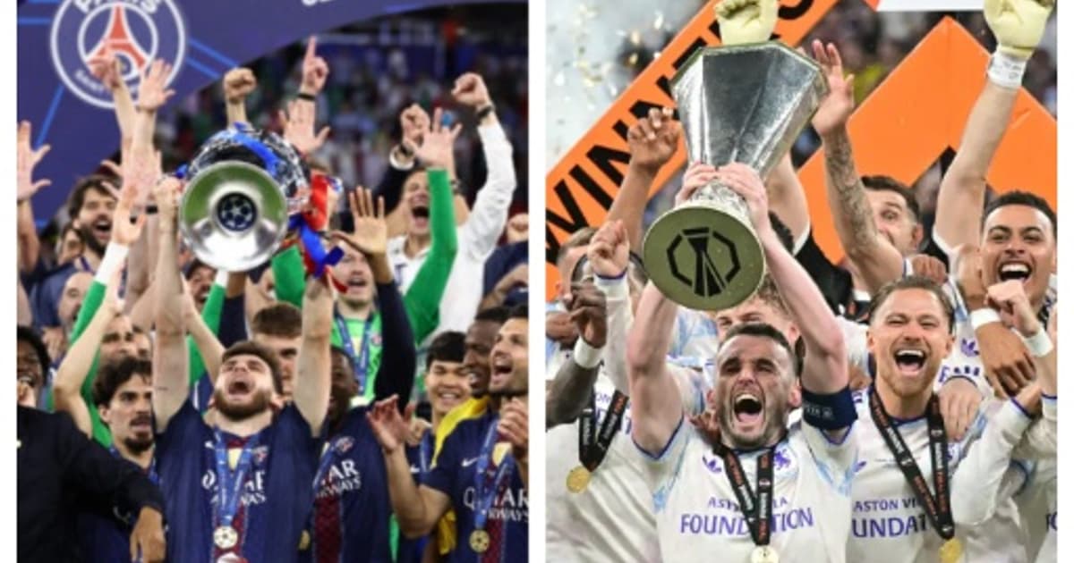 PSG e Aston Villa disputam Supercopa da Uefa com abismo financeiro bilionário