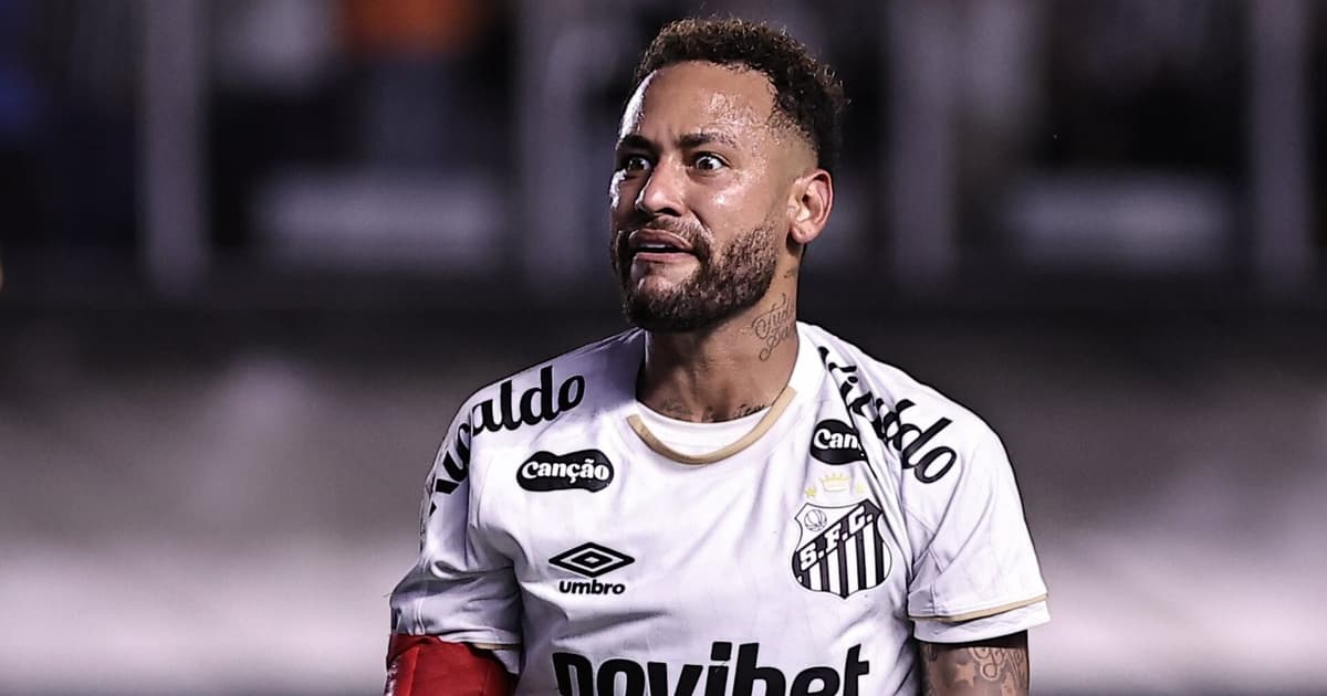 Neymar aceita desafio de Sormani no CT do Santos: 'Não vai fugir'
