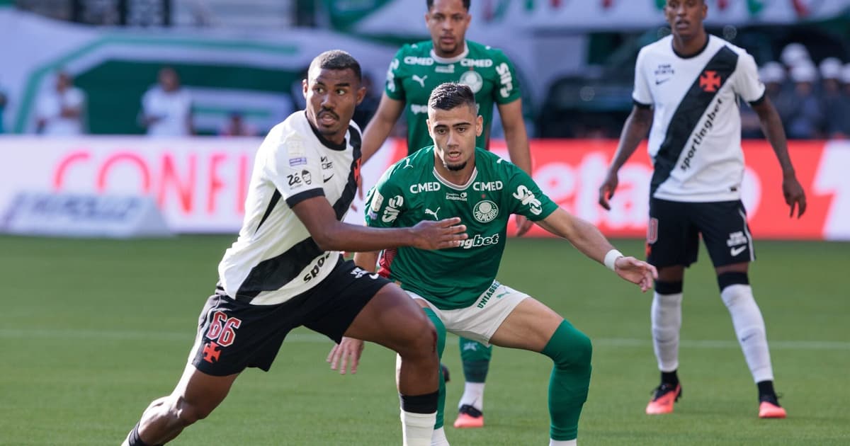 Veja gols em Palmeiras x Vasco: Flaco López faz golaço e Vitor Roque amplia