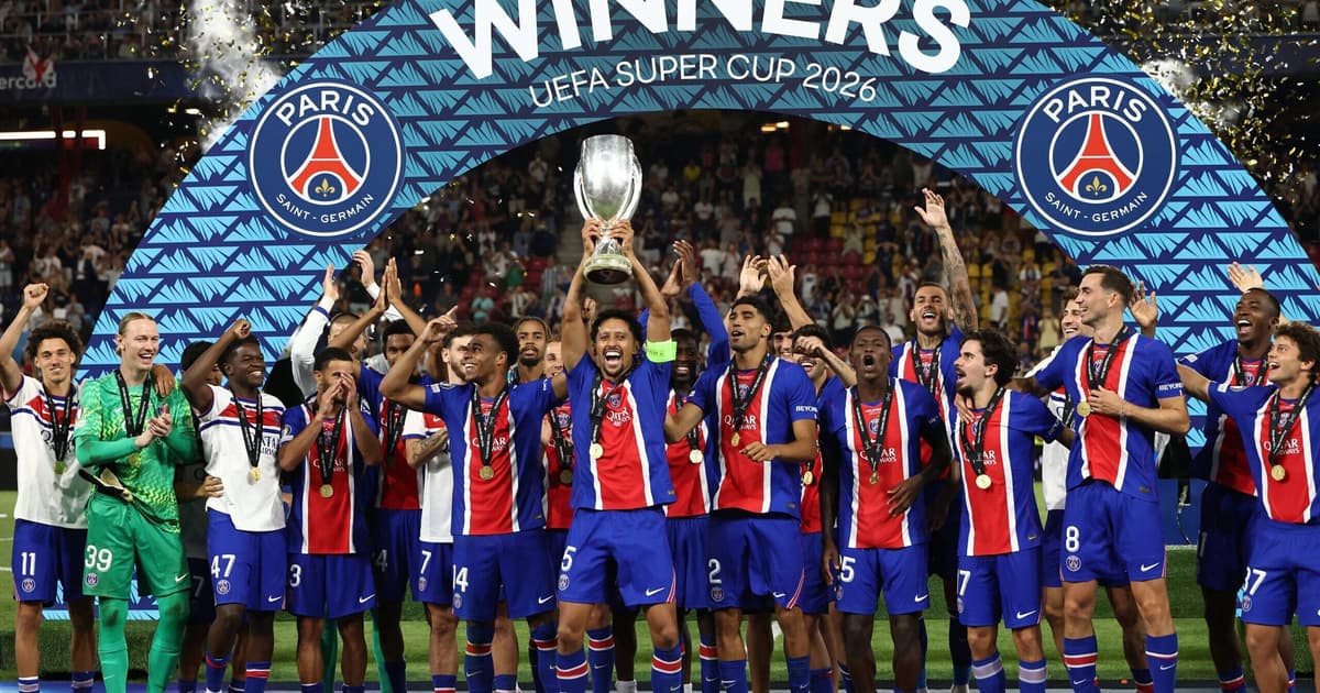 PSG confirma favoritismo diante do Aston Villa e é bicampeão da Supercopa da Uefa