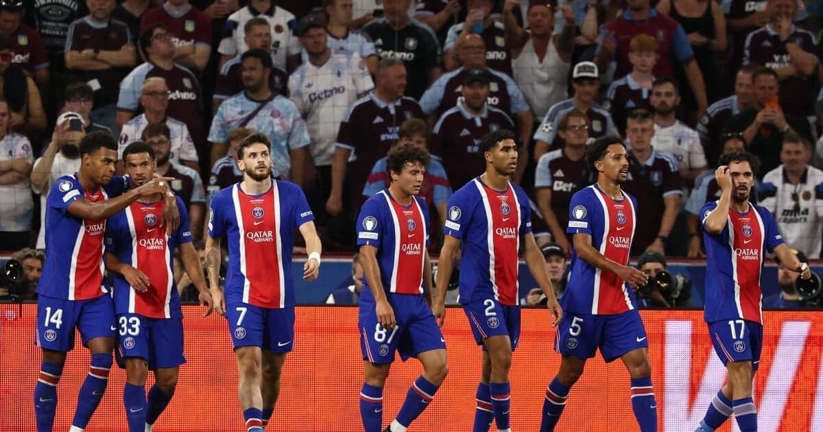 Veja gol em PSG x Aston Villa: Kvaratskhelia abre o placar
