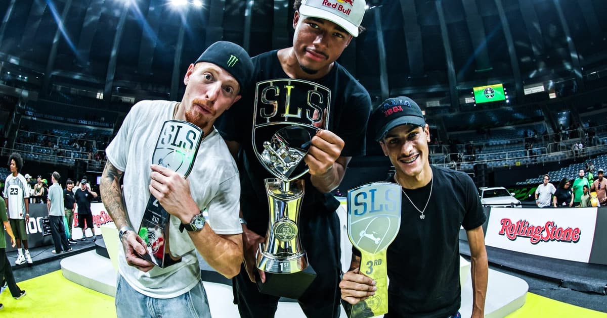 Após título de Rayssa, Brasil faz dobradinha no masculino do SLS