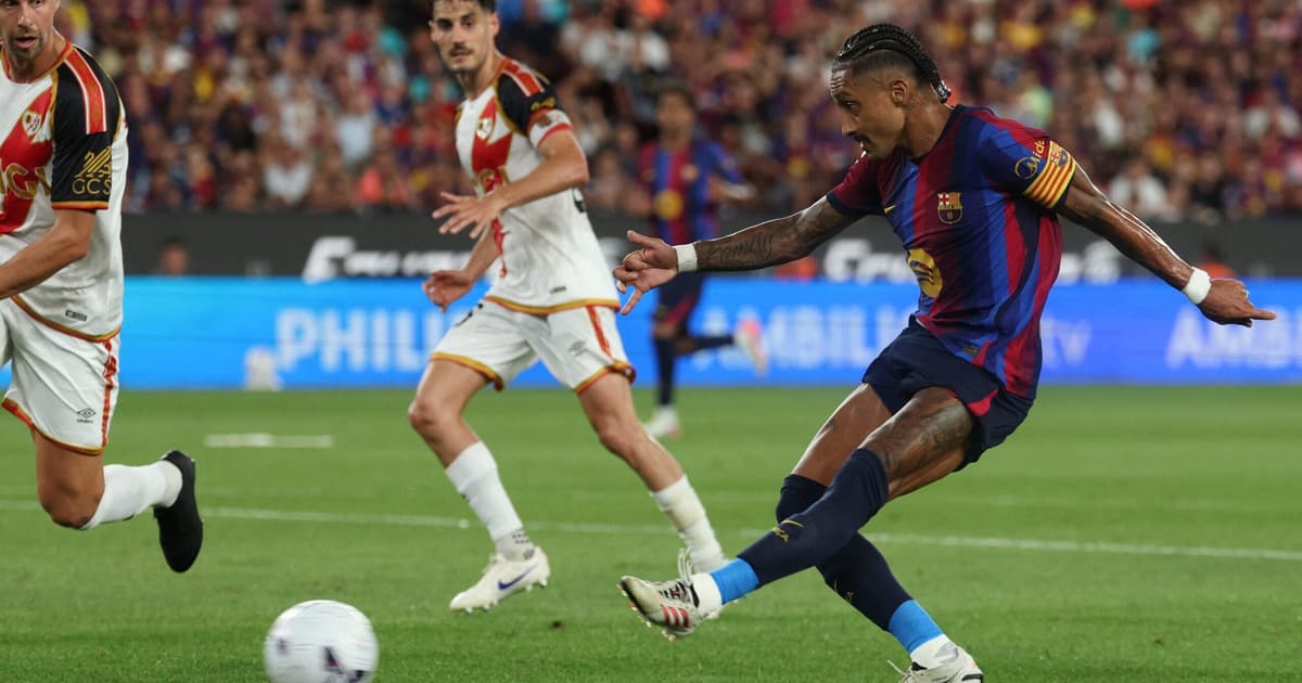 Veja os gols da vitória do Barcelona sobre o Rayo: Raphinha e Yamal marcam duas vezes