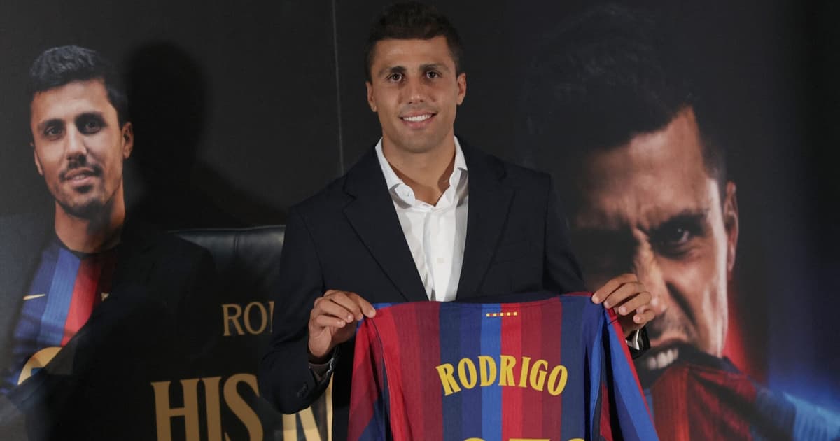 Novo reforço do Barcelona, Rodri envia mensagem à torcida: 'Vamos com tudo'