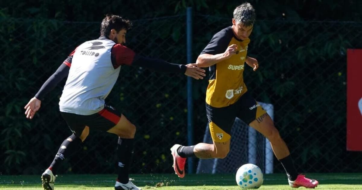 São Paulo aproveita fim de semana sem partida e realiza jogo-treino no CT