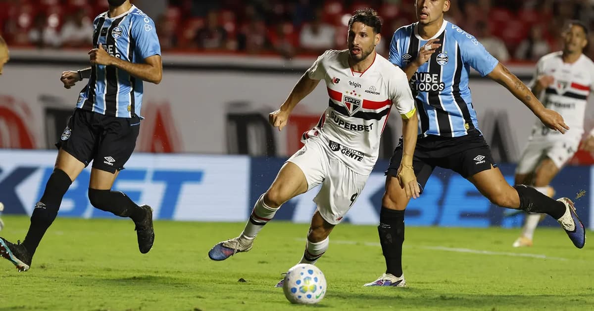 Grêmio x São Paulo: jogo opõe momentos diferentes no Brasileiro