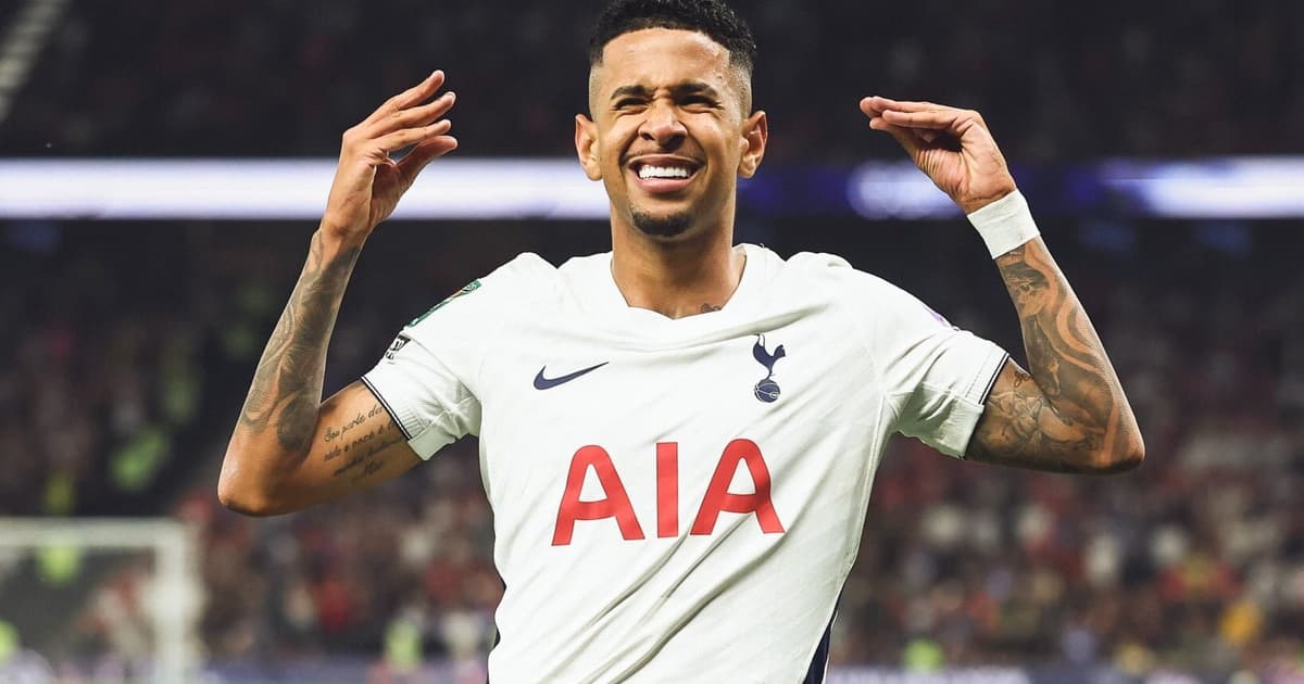 Savinho estreia com gol, e Tottenham goleia na Copa da Liga Inglesa