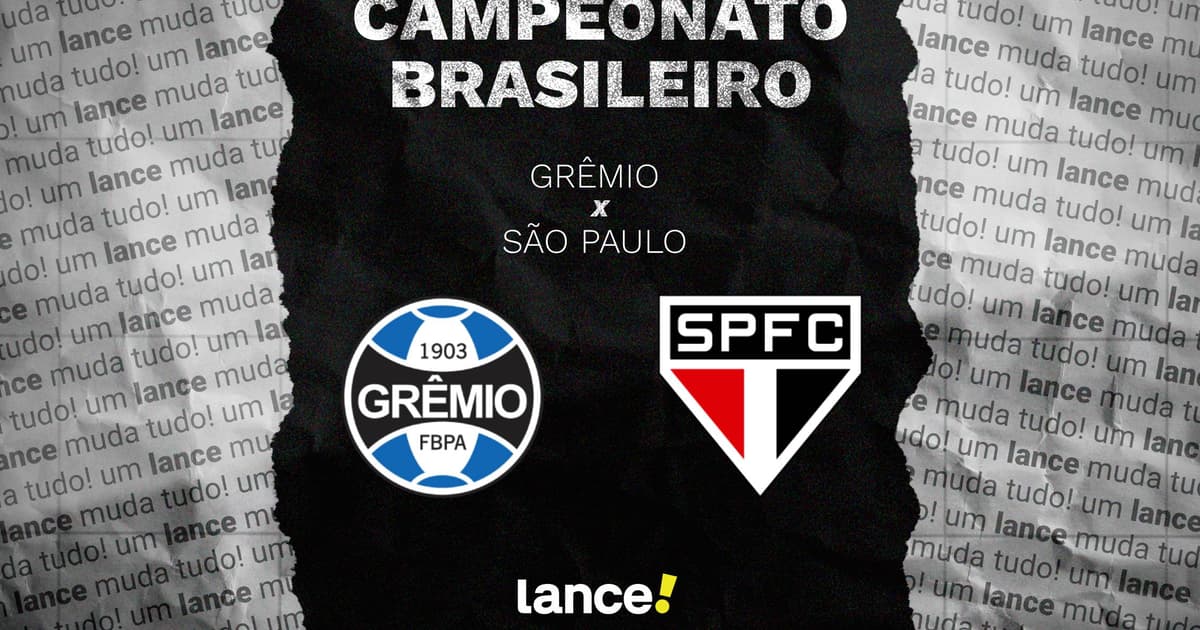 Grêmio x São Paulo: onde assistir, horário e prováveis escalações