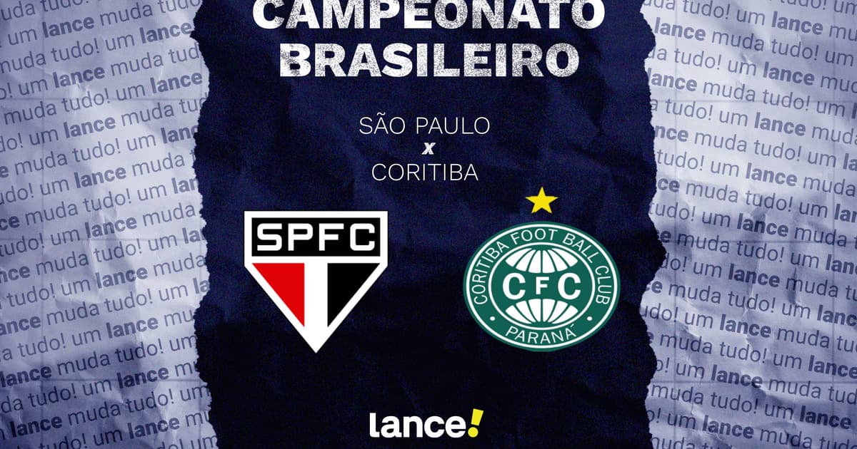 São Paulo x Coritiba: onde assistir, horário e prováveis escalações