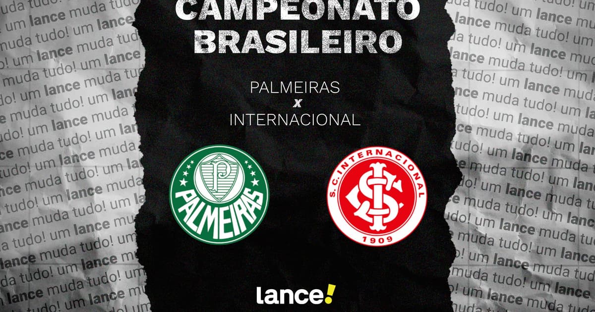 Palmeiras x Internacional: escalações e onde assistir ao jogo pelo Brasileirão