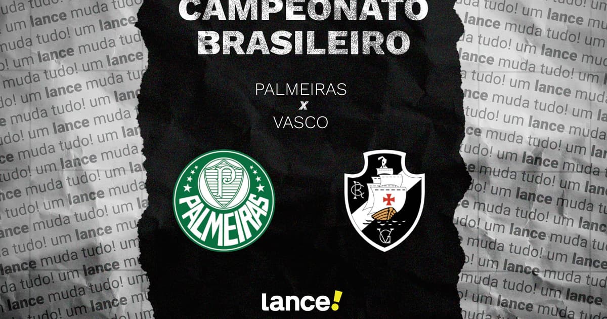 Palmeiras x Vasco: onde assistir ao vivo, horário e escalações